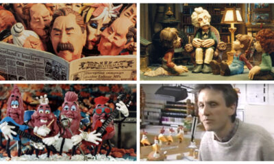 From top The Great Cognito, The Adventures of Mark Twain, Meet the California Raisins! and the late Barry Bruce