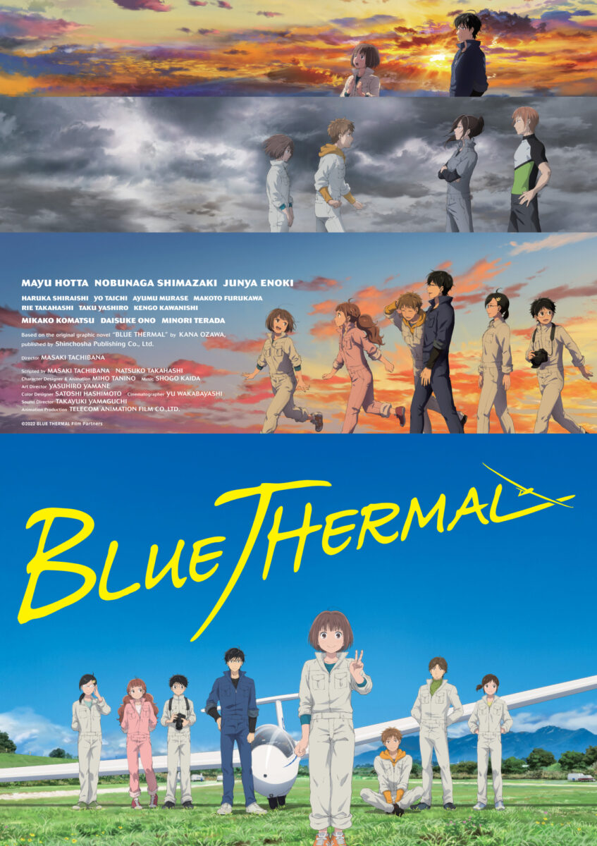 Blue Thermal Poster