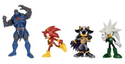 DC x sonic the hedgehog figures