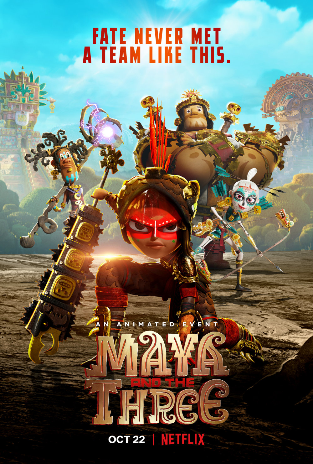 Maya and the Three poster