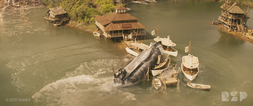 Disney's Jungle Cruise (images courtesy Rising Sun Pictures)