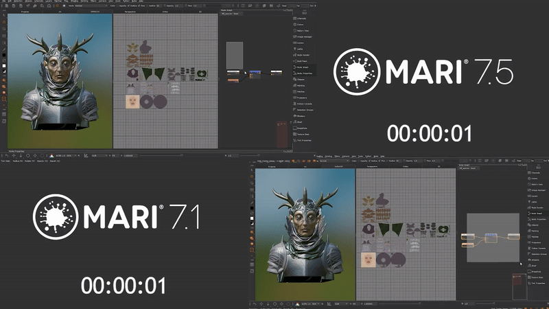 Mari 7.5 Texture Transfer