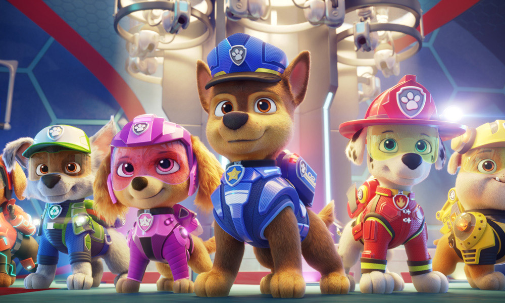 PAW Patrol: The Movie, from Paramount Pictures. [Courtesy of Spin Master]