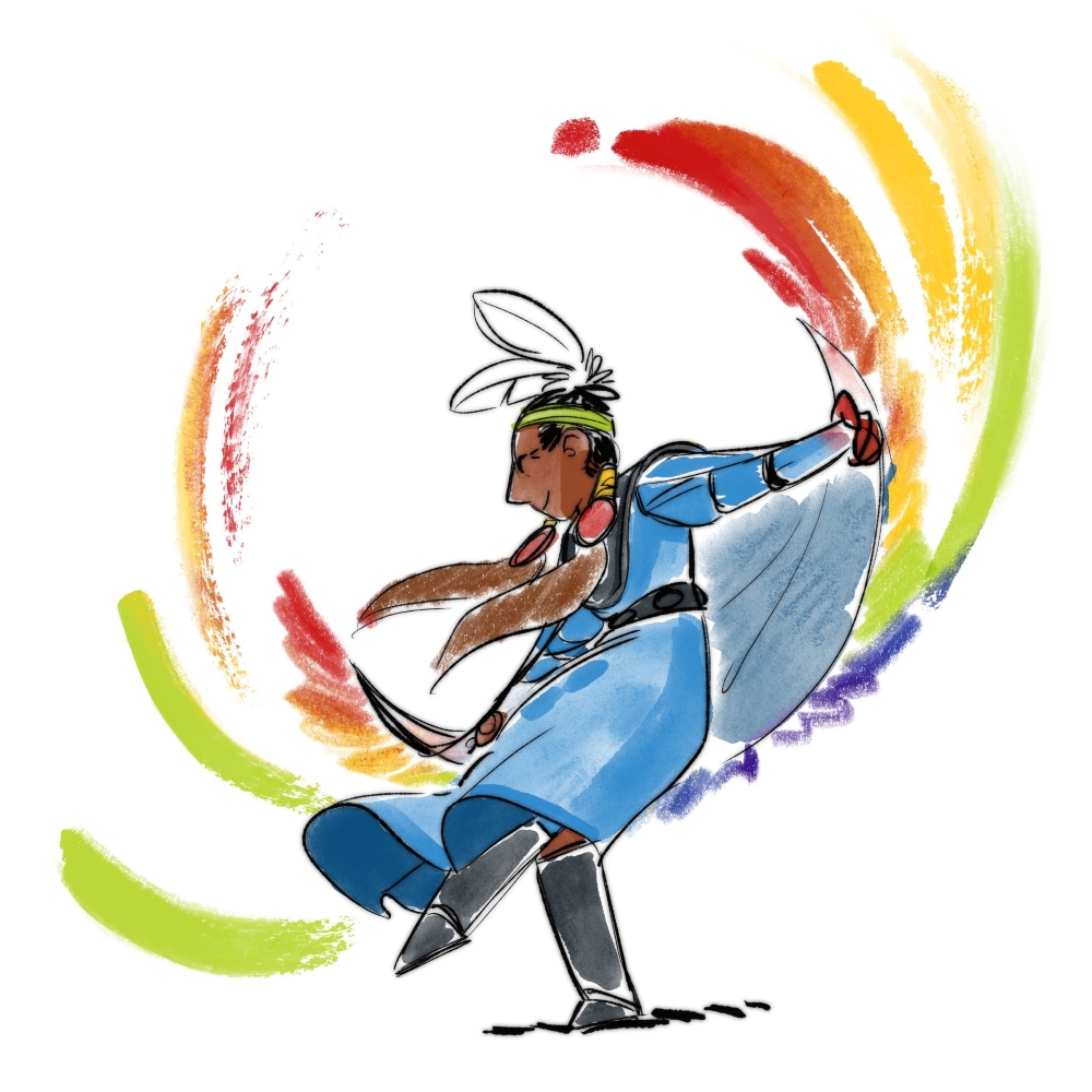 Pow! character design