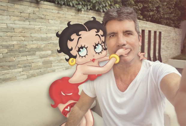 Betty Boop and Simon Cowell