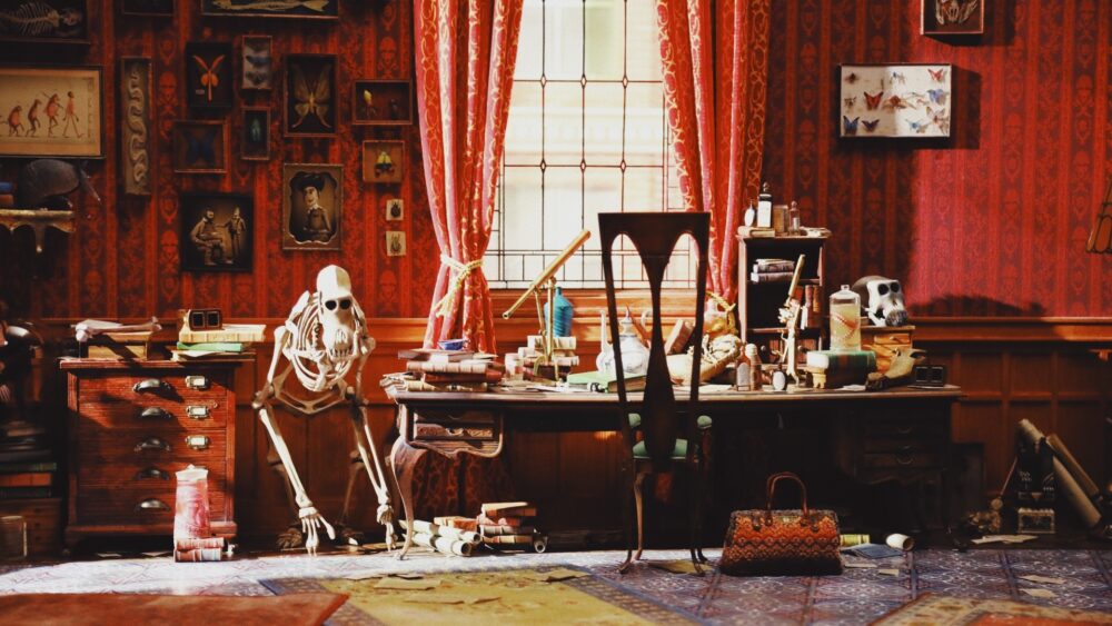 Sir Lionel's office from Missing Link [c/o LAIKA]