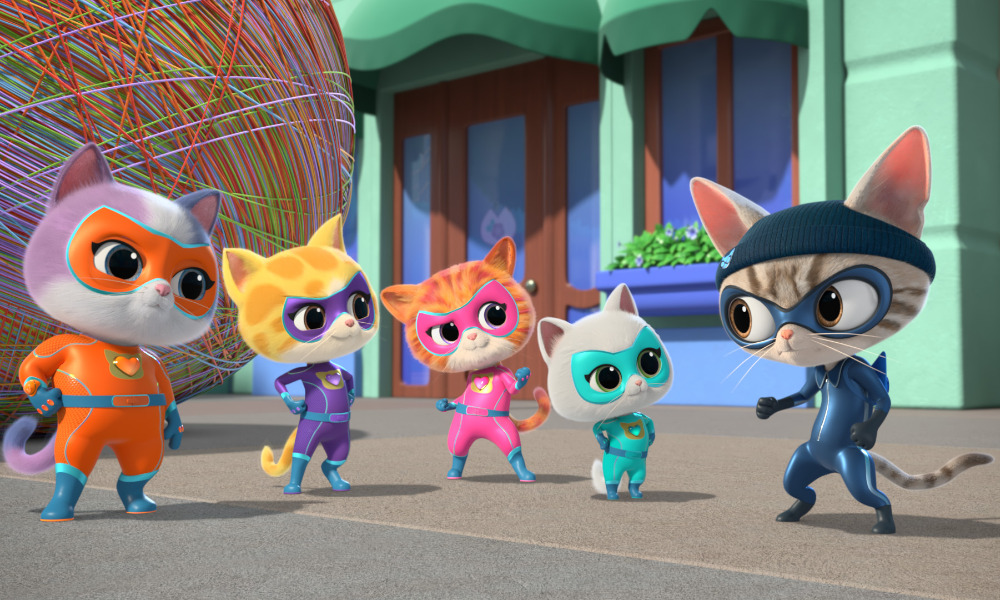 SuperKitties' Ready for Action Jan. 11 with Purrfectly Retro Theme Song |  Animation Magazine
