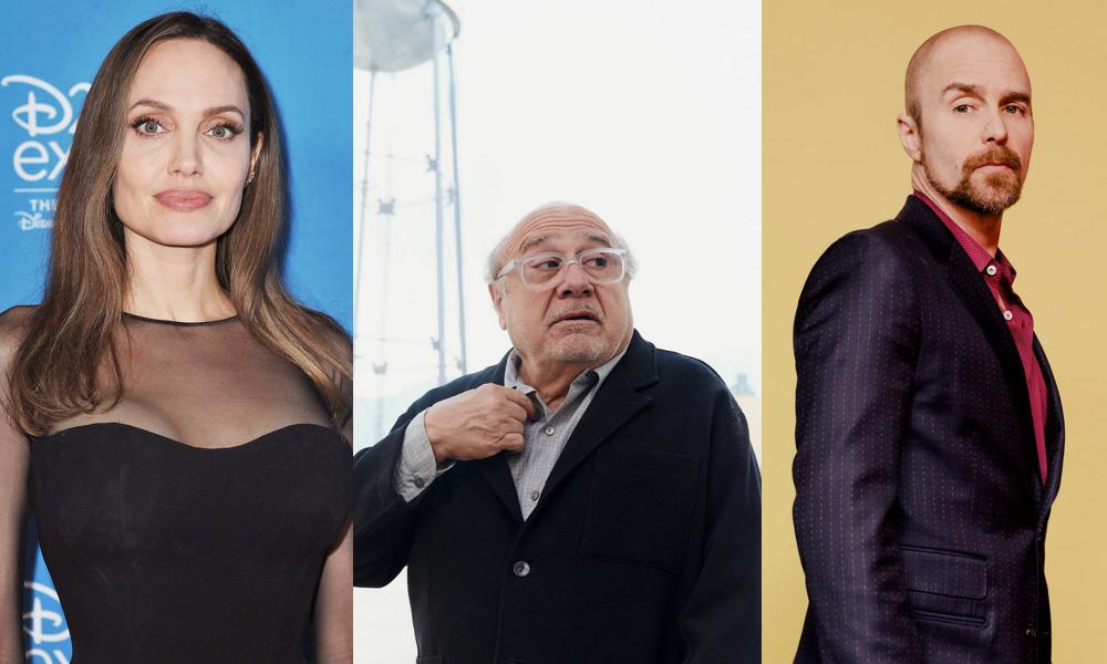 Angelina Jolie, Danny DeVito, Sam Rockwell