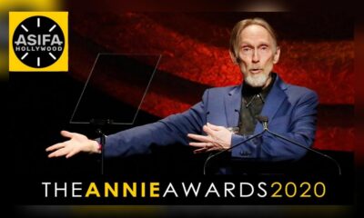 Coraline director Henry Selick accepted a Winsor McCay Award at the 47th Annie Awards.