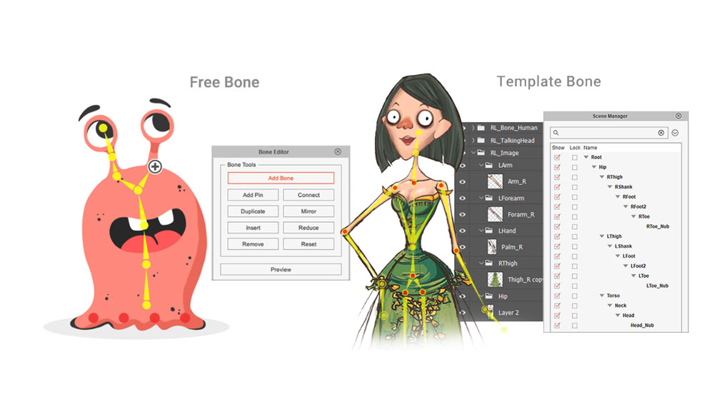 Cartoon Animator 4 Psd Template Download