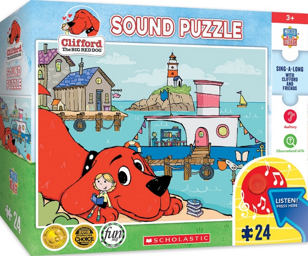 Clifford The Big Red Dog Sing-A-Long 24-piece sound puzzle
