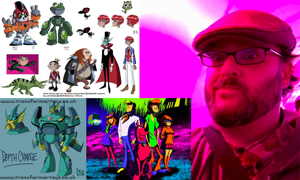 Character Designer Derek Wyatt designed work on shows such as Transformers: Animated, Scooby-Doo! Mystery Incorporated and Teen Titans