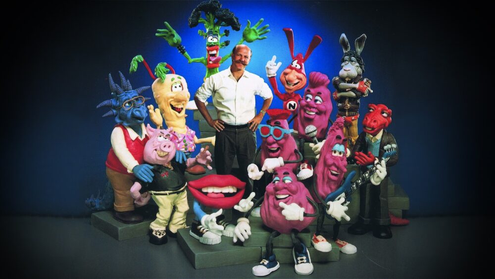  Will Vinton and a few of his popular claymation characters