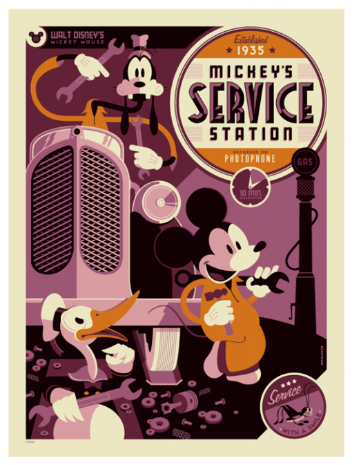 Mickeys Service Station poster