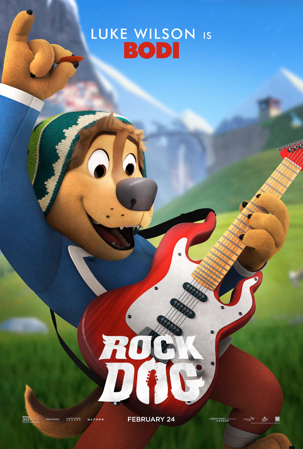 New Character Posters Released for 'Rock Dog'