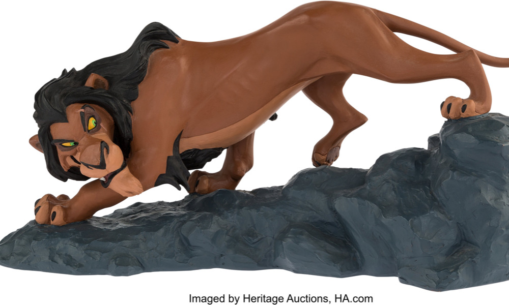 The Lion King Scar hand-painted limited edition maquette (Heritage Auctions)