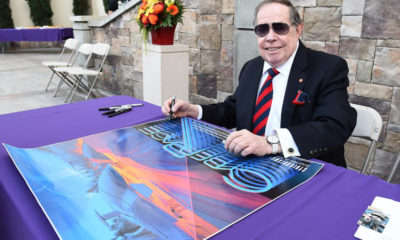 Syd Mead at a Forest Lawn Museum retrospective in 2014 [Photo: Jordan Strauss/Invision for Forest Lawn/AP Images]