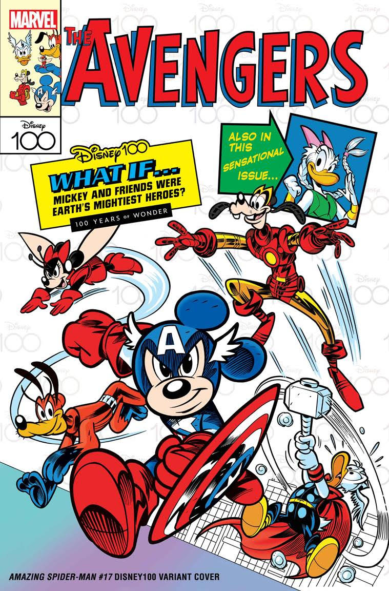Marvel Comics Help Disney Celebrate Its 100th Birthday with 12 Classic  Variant Covers | Animation Magazine
